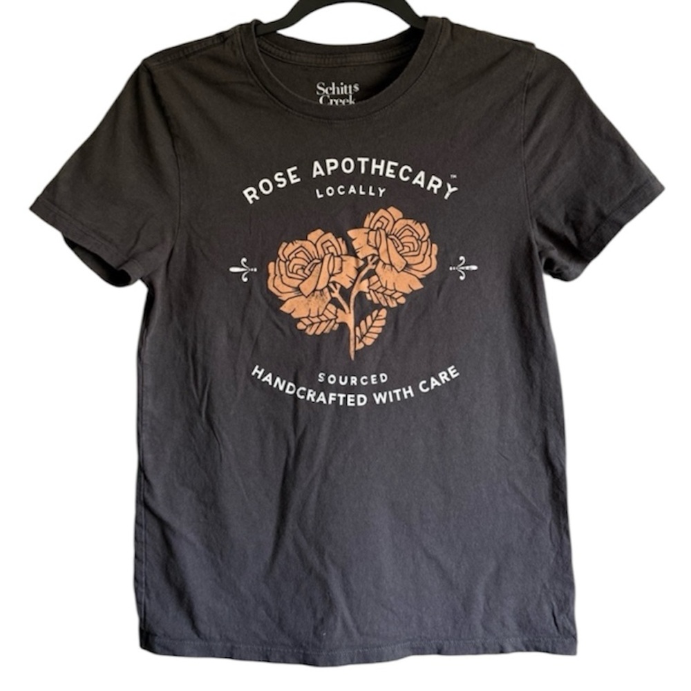 Schitts Creek Rose Apothecary Short Sleeve T-Shirt Size XS